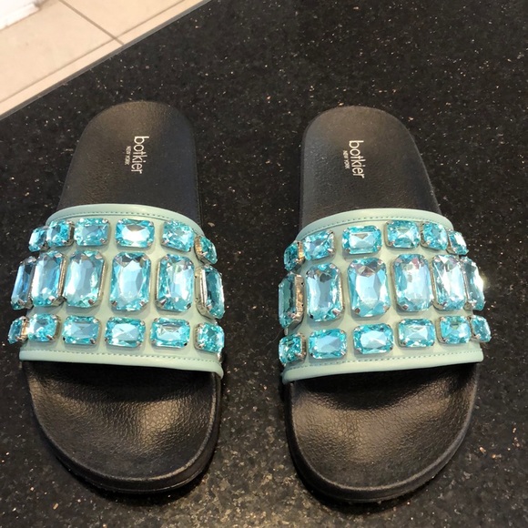 Botkier Shoes - Botkier Crystal Pool Slides.